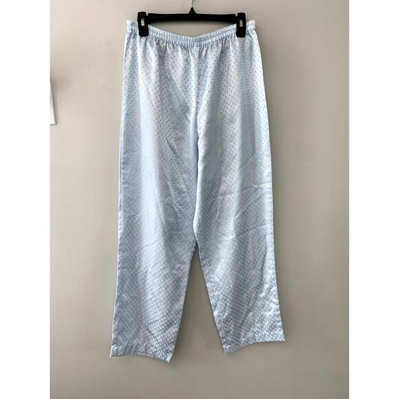 Erika Taylor Intimates Powder Blue Pajama Pants Sz M - Picture 1 of 6